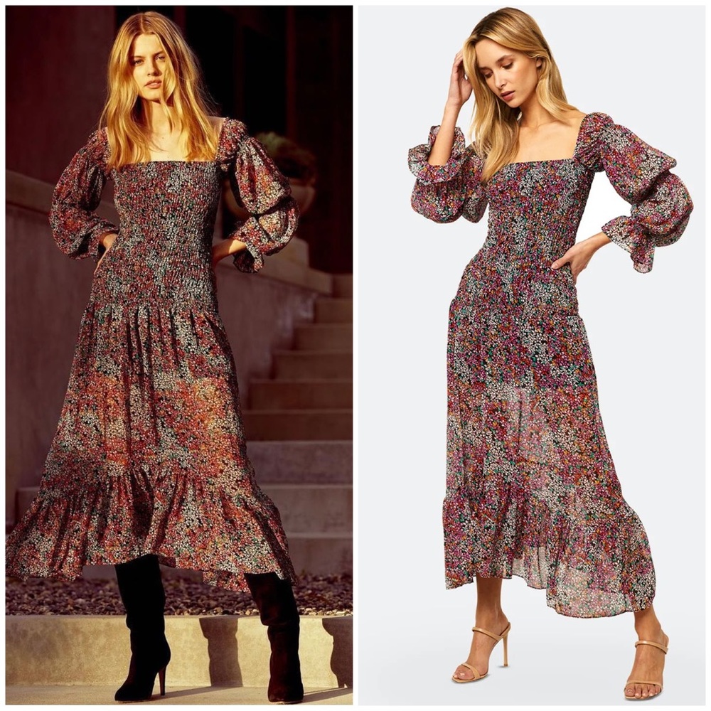 MISA LOS ANGELES Rashida Midi Dress XS